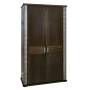 Шкаф для одежды Тунис П 344.06 Венге с серебрением