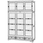 шкаф для одежды "марина" эскиз 45