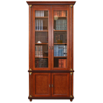 шкаф для книг 2д "валенсия классик" п3.0589.2.05