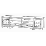 тумба под тв "марина" эскиз 95