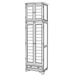 шкаф для одежды "марина" эскиз 55