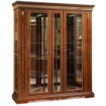 шкаф-витрина 2д "милана классик" п4.0265.0.11