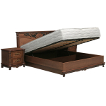 кровать 2-16 "алези" п1.350.1.63 (низкое изножье, под. мех.)