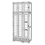 шкаф для одежды "марина" эскиз 61