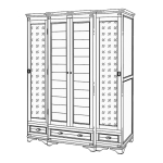 шкаф для одежды "марина" эскиз 50