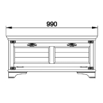 тумба для обуви "марина" эскиз 164