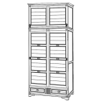 шкаф для одежды "марина" эскиз 42