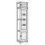 шкаф для книг "марина" эскиз 68