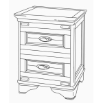 тумба прикроватная "марина" эскиз 4