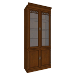 шкаф комбинированный для библиотеки "оскар" мм-218-310