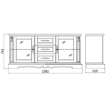 тумба "милана" п4.265.2.19