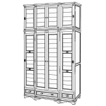 шкаф для одежды "марина" эскиз 52