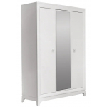 шкаф для одежды "сабрина" 3-х дв. с зеркалом