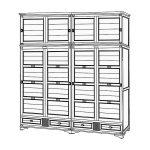 шкаф для одежды "марина" эскиз 48