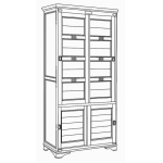 шкаф для книг "марина" эскиз 63