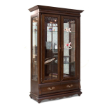 шкаф с витриной "оскар" 02