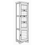 шкаф для книг "марина" эскиз 66