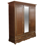 шкаф для одежды "оскар" 3-х дв. с зеркалом