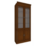 шкаф комбинированный для библиотеки "оскар" мм-218-310