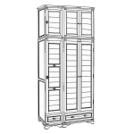 шкаф для одежды "марина" эскиз 58