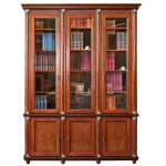 шкаф для книг 3д "валенсия классик" п3.0589.2.06