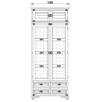 шкаф для книг "марина" эскиз 128