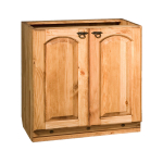 шкаф-стол "викинг gl" №27 (800мм, с полкой)