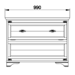 тумба для белья "марина" эскиз 168