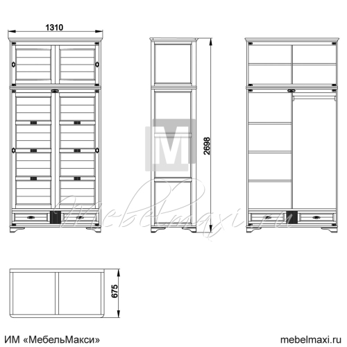 шкаф для одежды "марина" эскиз 42