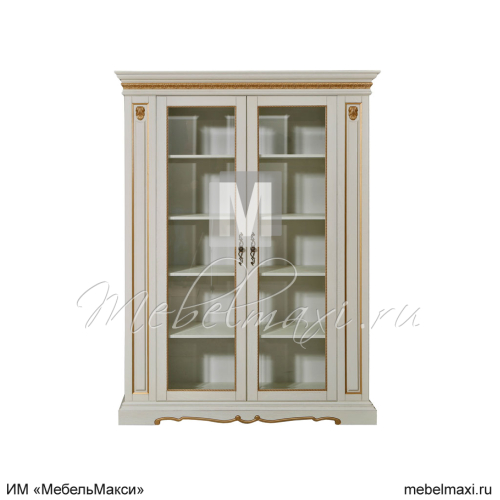 шкаф для книг 2д "милана классик" п4.0265.2.04