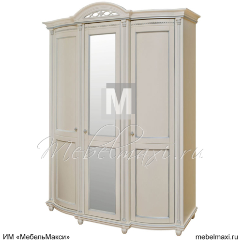 шкаф для одежды 3д "валенсия классик" п3.0589.1.10