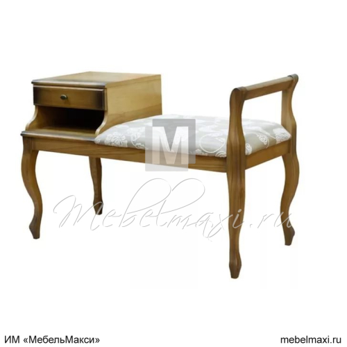 скамья с подлокотником "элис 06"