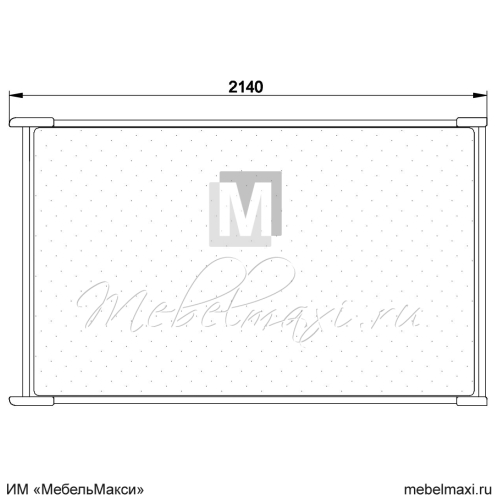 кровать "марина" 140 н эскиз 32п с под. механизмом