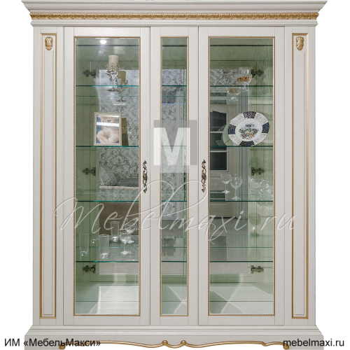 шкаф-витрина 2д "милана" п4.265.0.11