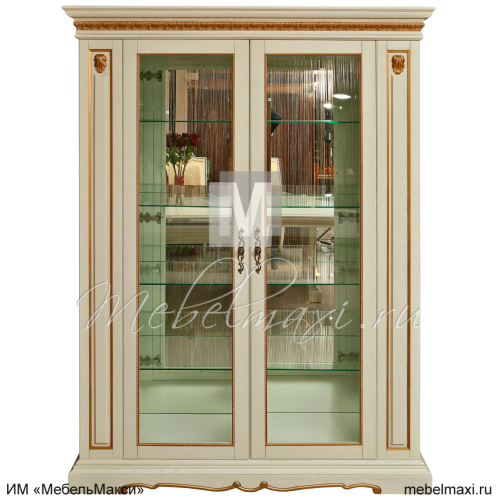 шкаф-витрина 2д "милана классик" п4.0265.0.05