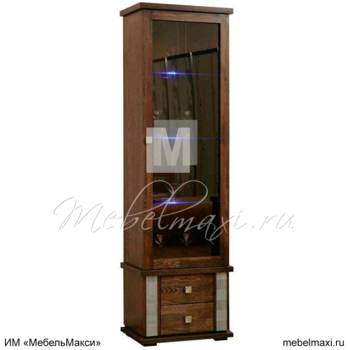 шкаф с витриной "тунис 1"