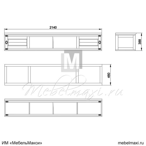секция верхняя "марина" скм-001-82-01