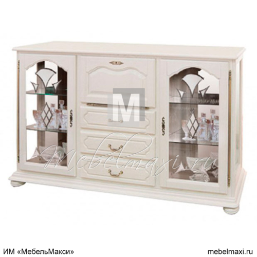 тумба "давиль" 34 (стекло декор.)