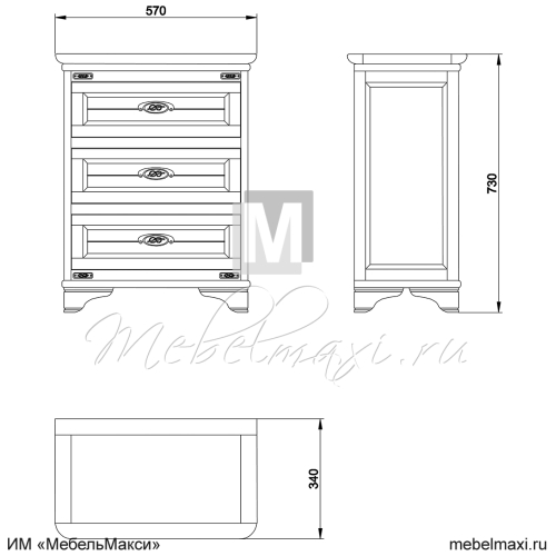 тумба "марина" эскиз 110