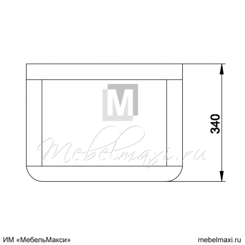 тумба прикроватная "марина" скм-001-01-01