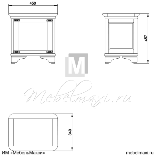банкетка "марина" скм-001-40
