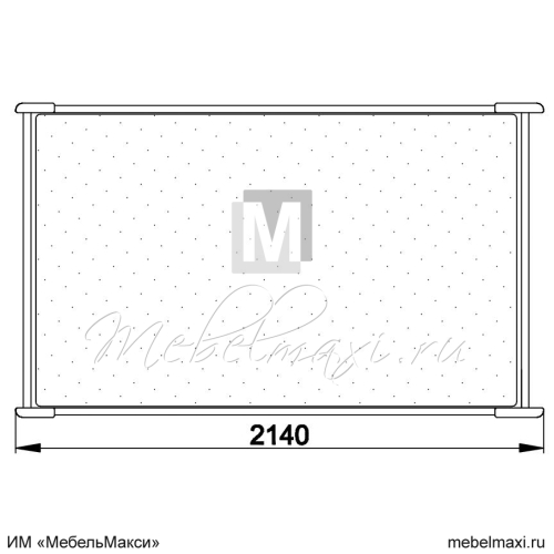 кровать "марина" 160 н (2 ящика справа) эскиз 34