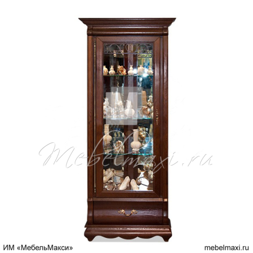 шкаф с витриной "оскар" 01