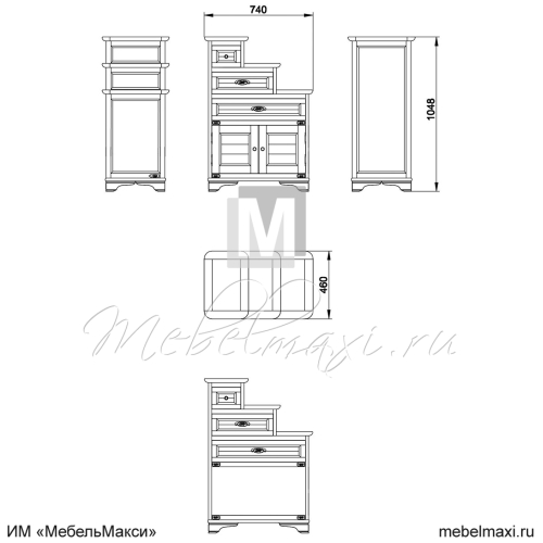 тумба "марина" эскиз 8