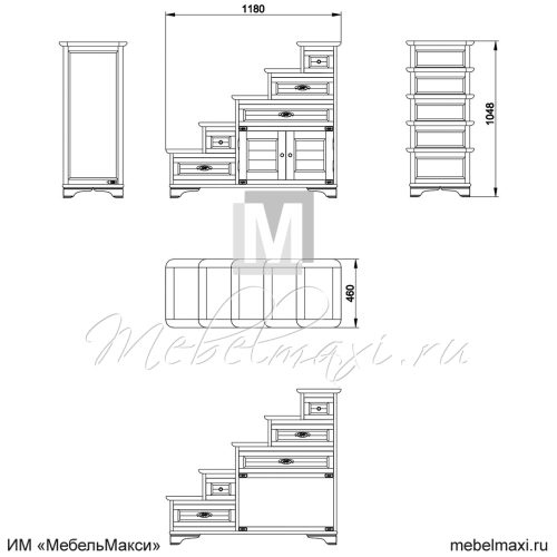 тумба "марина" скм-001-03-01