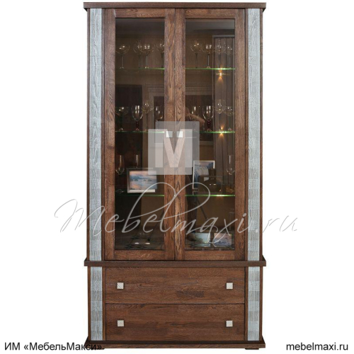 шкаф с витриной "тунис 20"