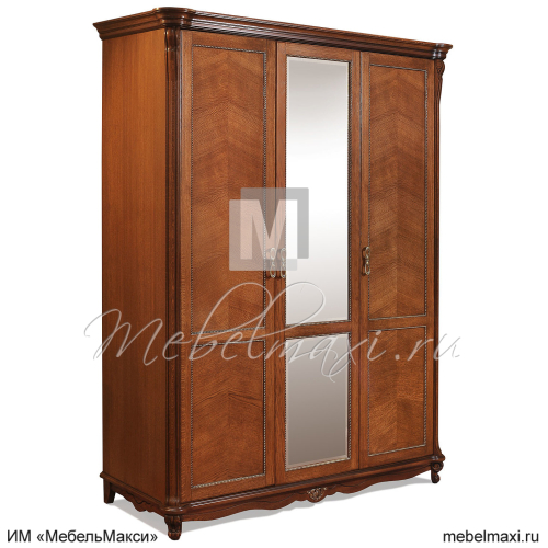 шкаф для одежды 3д "алези" п1.350.1.11