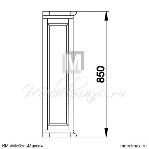 шкаф настенный "марина" эскиз 77