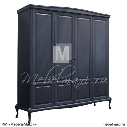 шкаф для одежды "мокко" 4-х дв. без зеркала