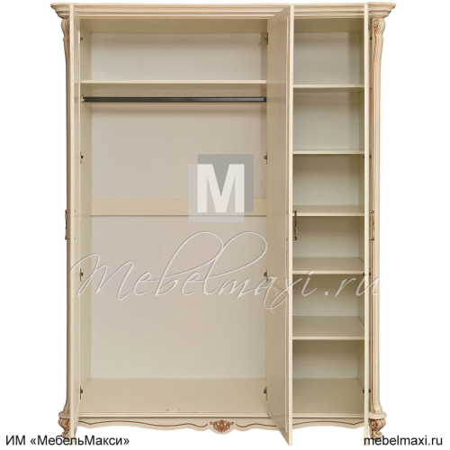 шкаф для одежды 3д "алези" п1.350.1.12